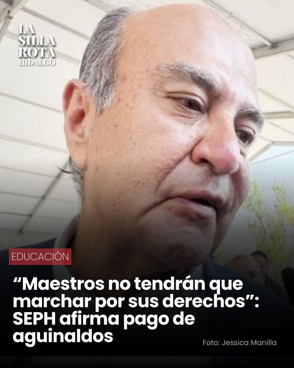 LsrHidalgo's tweet image. 🎄💰 ¡Sí habrá aguinaldo! La @SEPHidalgo afirmó que la federación transferirá 258 mdp para pago a personal homologado y jubilados.
lasillarota.com/hidalgo/estado…