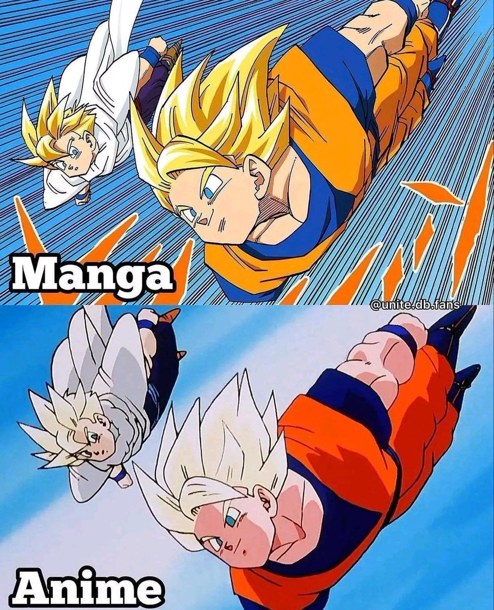 Mirad la comparación entre estas dos imágenes, una parece una comida artesanal hecha a mano y con amor y la otra parece comida rápida con la única intención de venderse y ponerse a hacer otra

Que bonito es el manga a color de Dragon Ball 🤍