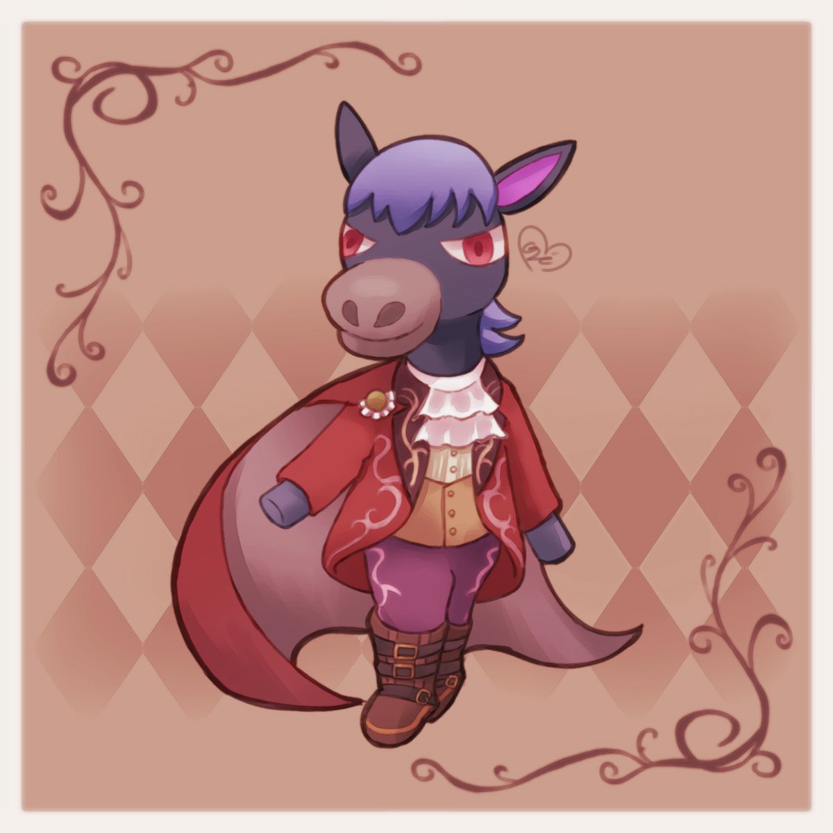 𝙿𝚛𝚒𝚗𝚌𝚎👑✨️

ポケ森でも推し住民にマントも
つけられたらいいかな🥺🩷

#どう森美術部 
#どう森イラスト
#AnimalCrossing