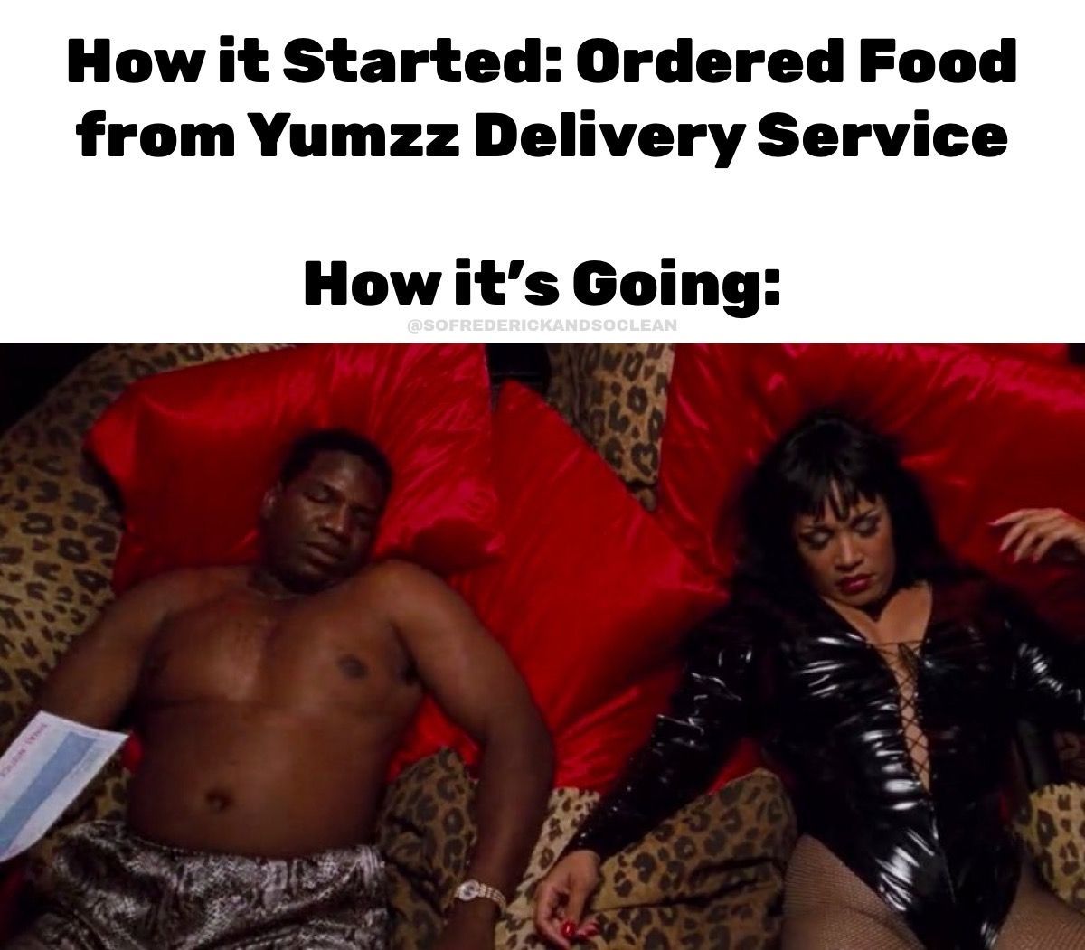 sofrederickand1's tweet image. #HowItStarted @yumzzdeliveryservice12 #FoodDelivery

#HowItsGoing ..: #FoodComa 🎟️

See anything you like on our menu?! #NFLSunday is otw! #GameDayReady 🏈