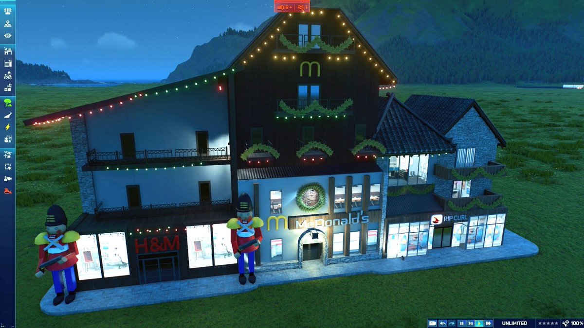 Available on the workshop ⁦<a href="/JW_Evolution/">Jurassic World Evolution 3</a>⁩

High street Xmas shops and restaurants