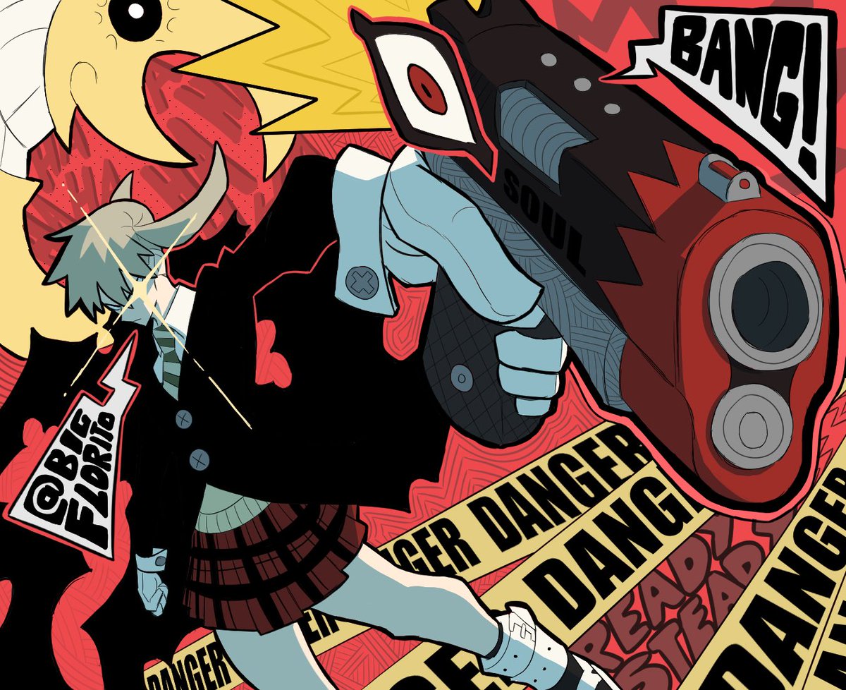 bigflorito's tweet image. Thinking of remaking some of my old soul eater art