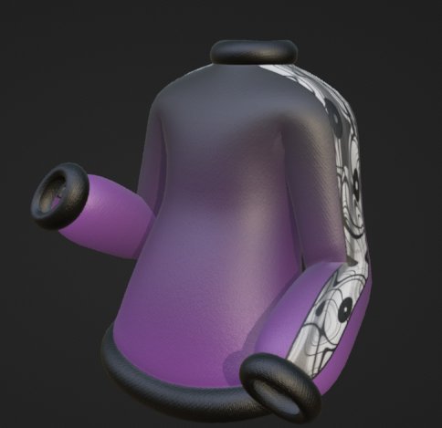 Thinking of having my own digital clothing brand called "INU" Don't know yet.

Just got done with texturing this tho!