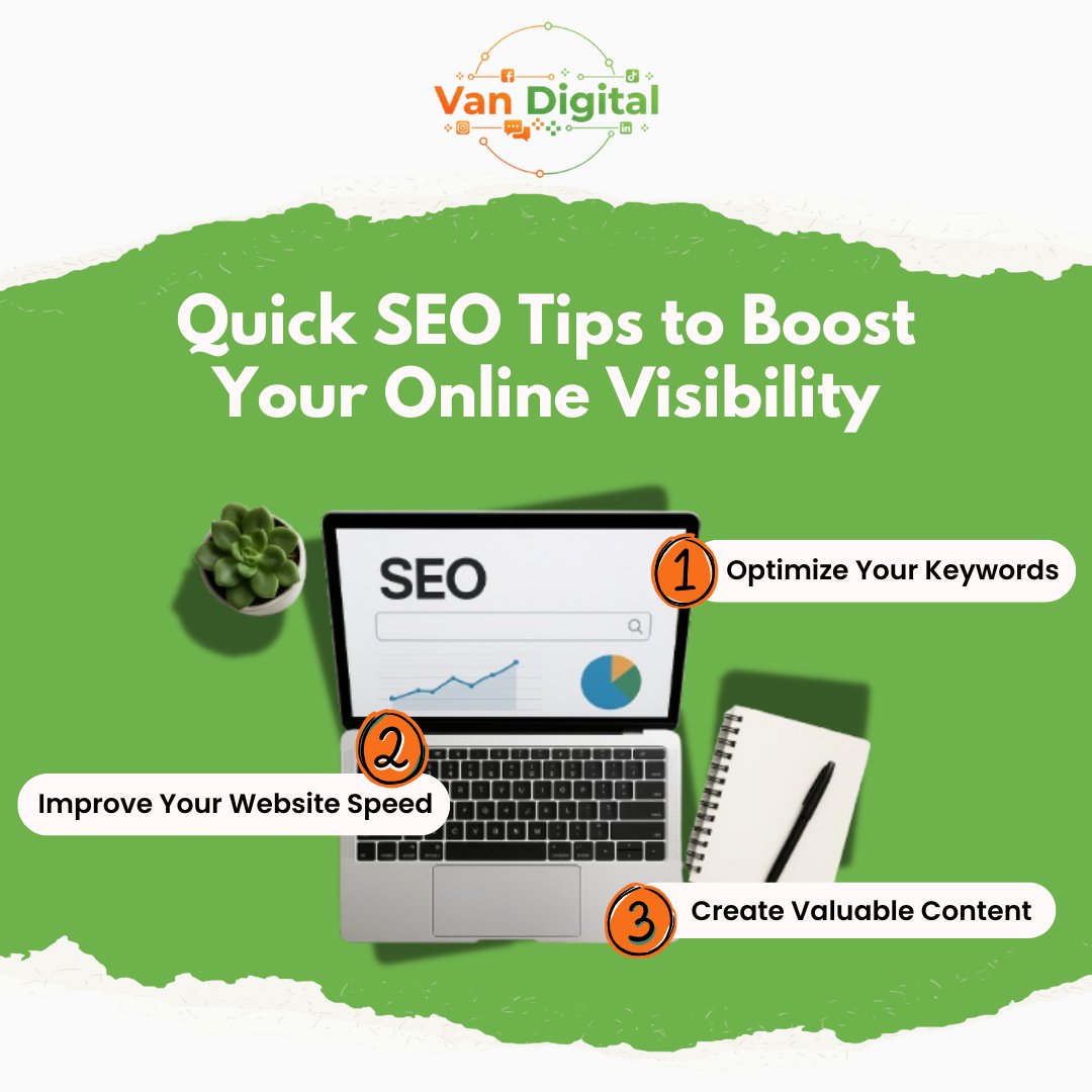 VanDigital_'s tweet photo. Tired of posting and nobody sees?
Let VanDigital handle your SEO and make your business visible!

Contact us today!!!

#VanDigital #SEO #digitalmarketing #brandvisibilty #websiteoptimization #growyourbusiness https://t.co/4hPKHe5VhA