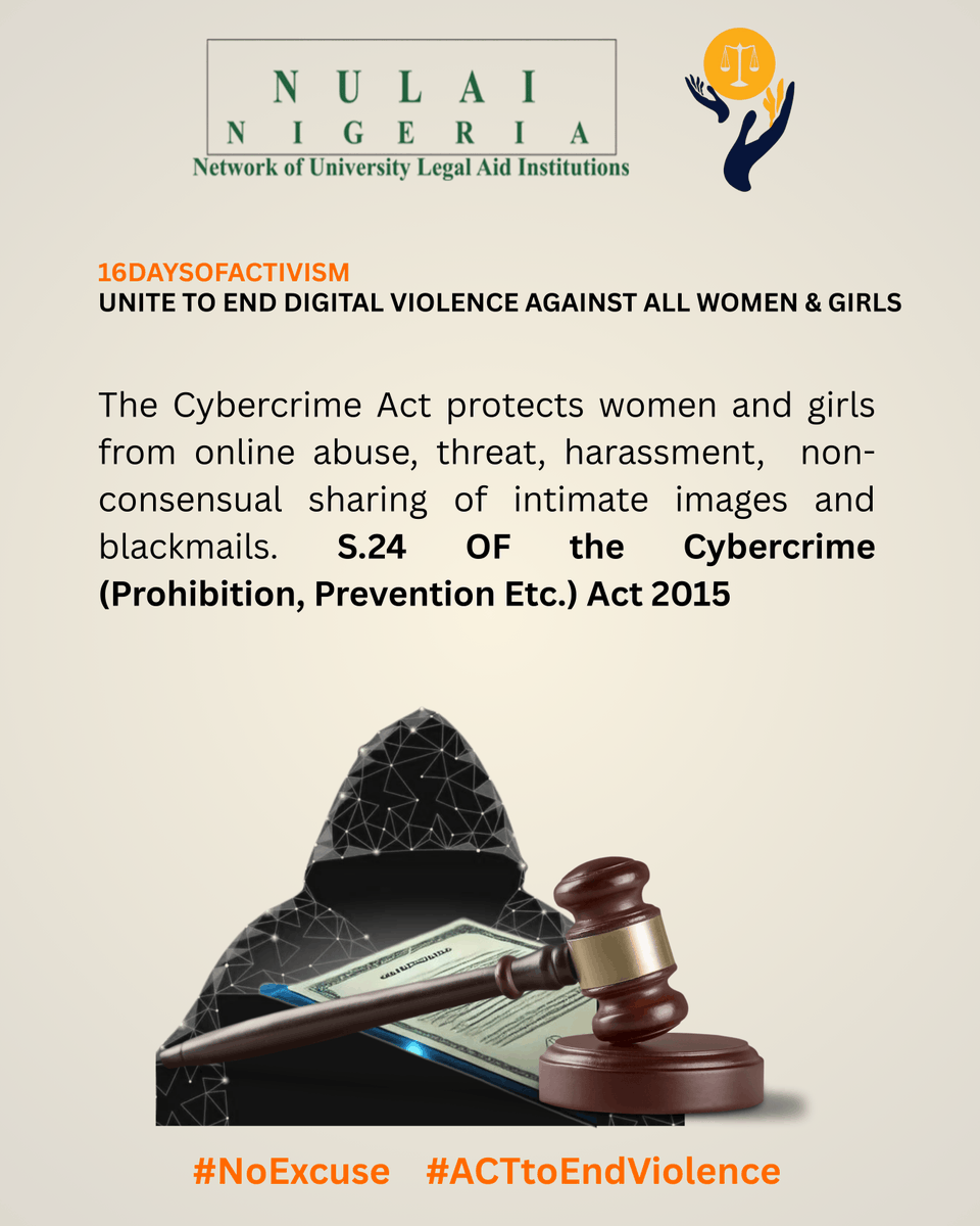 The online space should be safe for everyone. Digital gender based violence is a crime. 

Under the Cybercrime Act, non-consensual sharing of intimate images, online abuse, threat, harassment, stalking are punishable offences. 

#EndDigitalGBV
#16DaysOfActivism2025