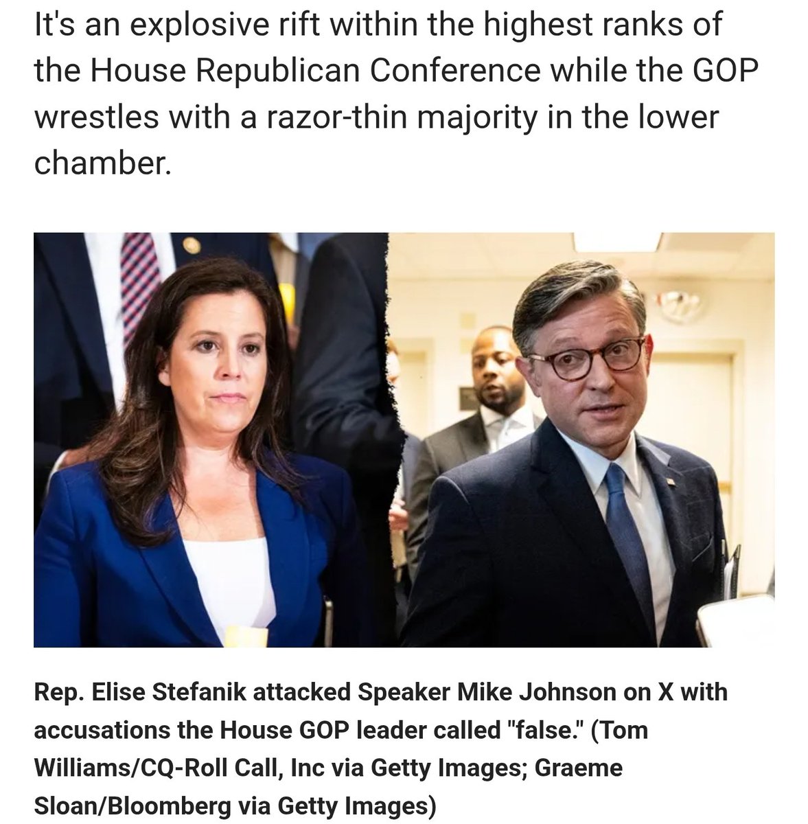 Mark63266959's tweet image. #LockStep
@EliseStefanik 
@SpeakerJohnson 
Please go to your offices and quietly resolve your issues.
The wolves are always waiting.