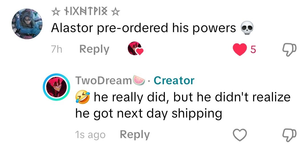 I love talking to people on tiktok 🤣