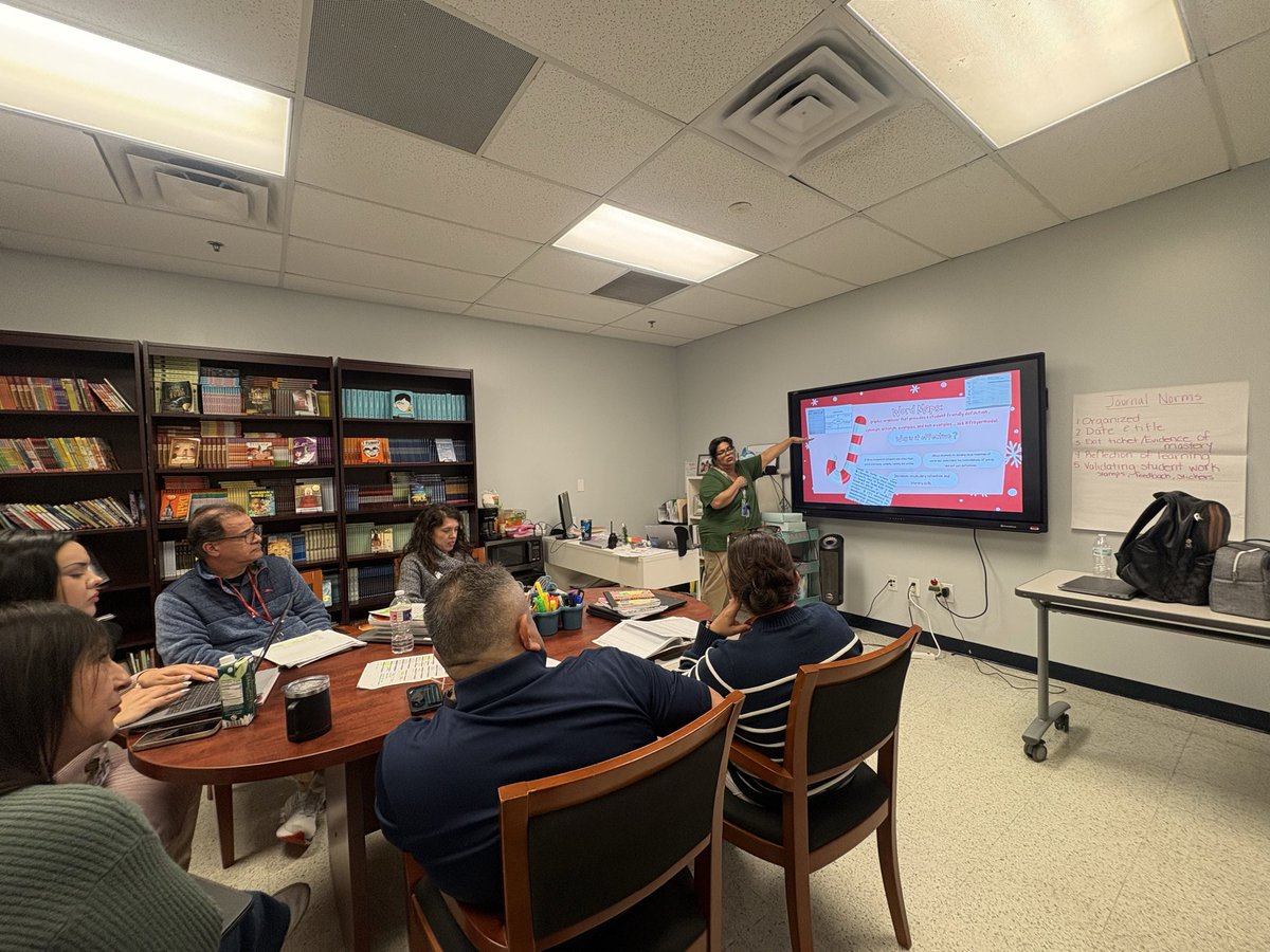 VPAA_SWPS's tweet photo. Shout-out to Ms. Flores & Ms. King! ๐
They led todayโs PLC and shared creative, engaging ways to strengthen academic vocabulary. Our teachers walked away with fun, practical ideas they can use right away! #BlueJayPride #VPAA #TeachersLead โจ๐ https://t.co/mTcF4FrKHS