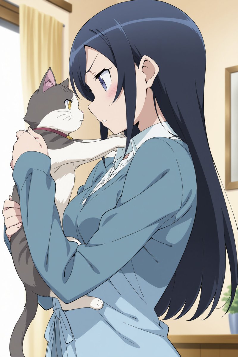 猫あやせ #AIイラスト #新垣あやせ #俺の妹がこんなに可愛いわけがない https://t.co/ndgwY0Izez