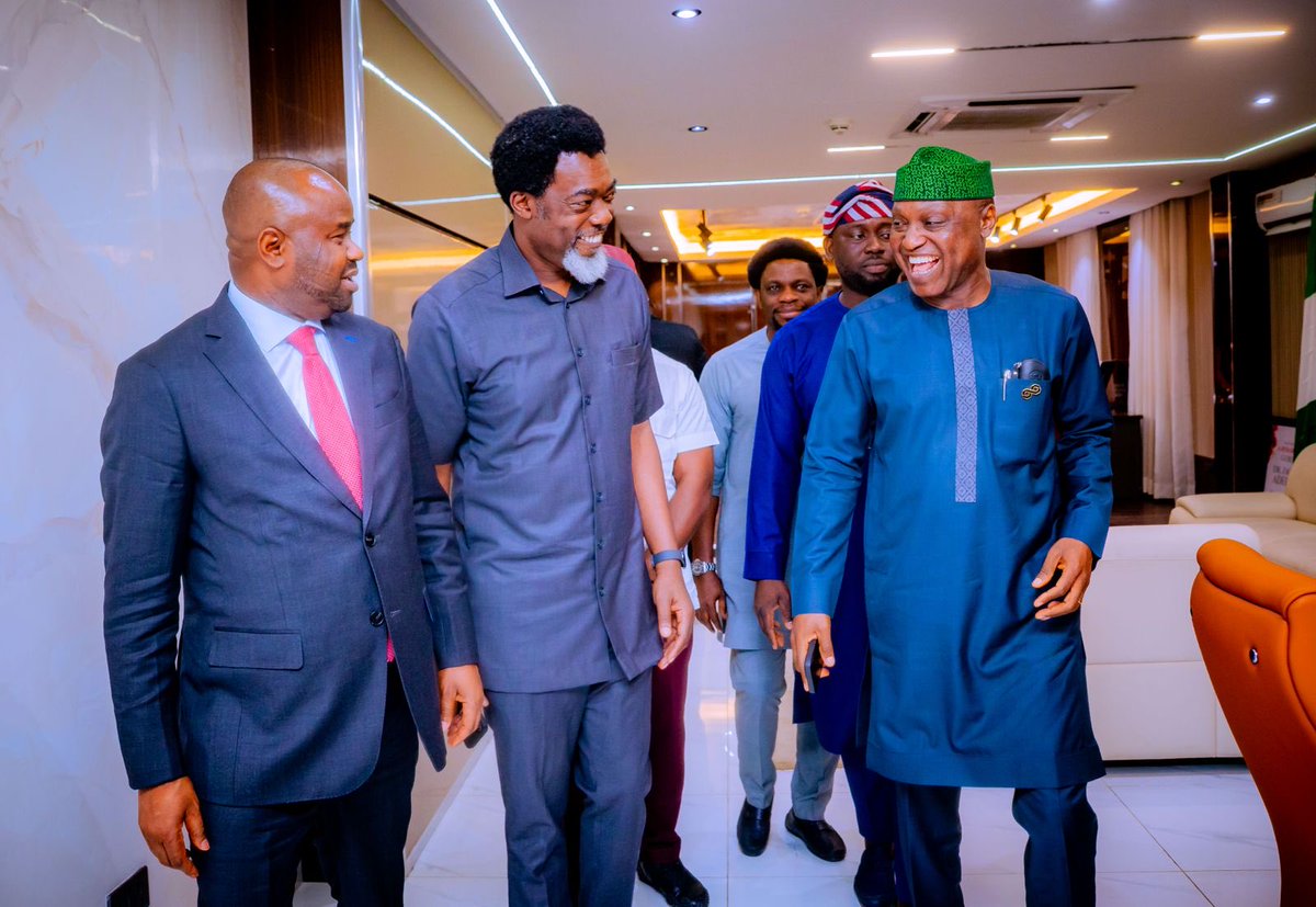 biodunaoyebanji's tweet photo. I paid a working visit to the Executive Chairman of the Federal Inland Revenue Service, Dr Zacch Adedeji, at the FIRS headquarters in Abuja.

Our discussion focused on strengthening collaboration between Ekiti State and the FIRS in order to expand economic opportunities for our people. Partnering with federal agencies, the private sector and development institutions remains central to our economic agenda, especially in creating an enabling environment for investment, improving revenue administration and supporting job creation.

I also recalled with appreciation Dr Adedeji’s visit to Ado Ekiti in October, when he joined the Joint Tax Board to commission the Ekiti Revenue House during the third anniversary of our administration.

We will continue to build strong partnerships that advance the prosperity and wellbeing of our people.