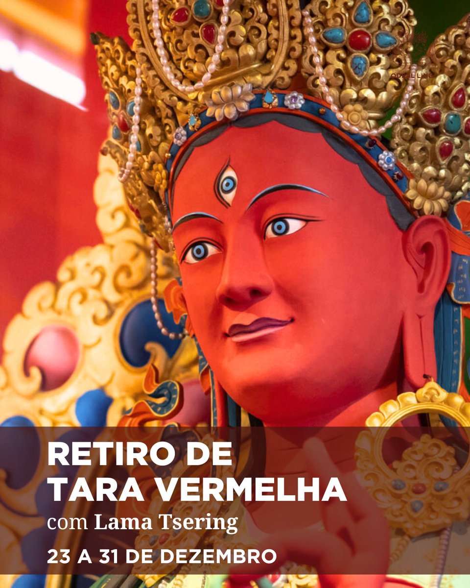 odsalling's tweet image. Neste reitro precioso, Lama Tsering ensinará sobre a prática de Tara Vermelha Longa.

Inscrições abertas!
23 a 31 de dezembro
Somente presencial

Veja mais informações e como fazer inscrição em nosso site: odsalling.org
