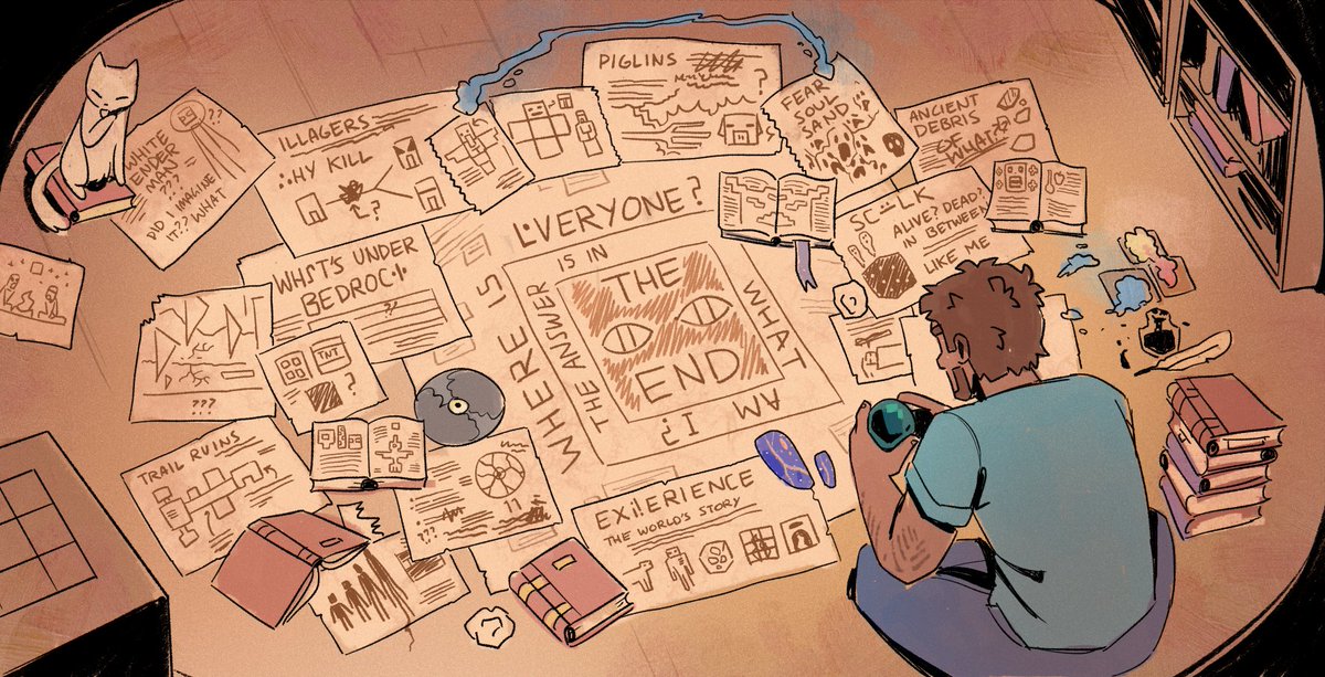 knowledge is power! (My World AU) #Minecraft