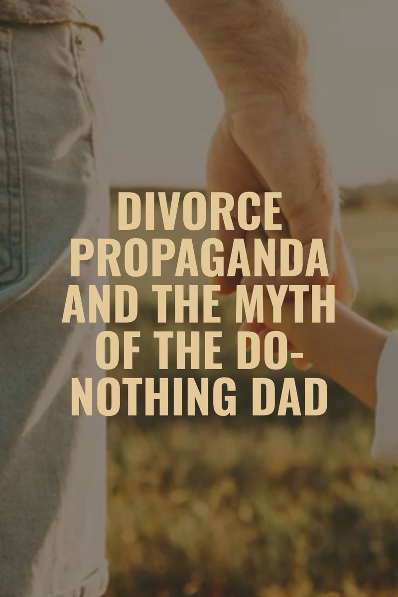 The algorithm wants you to believe your husband is useless. That you’d be better off alone. 

The data says married fathers do more work than married mothers. 

You’re being lied to 🧵