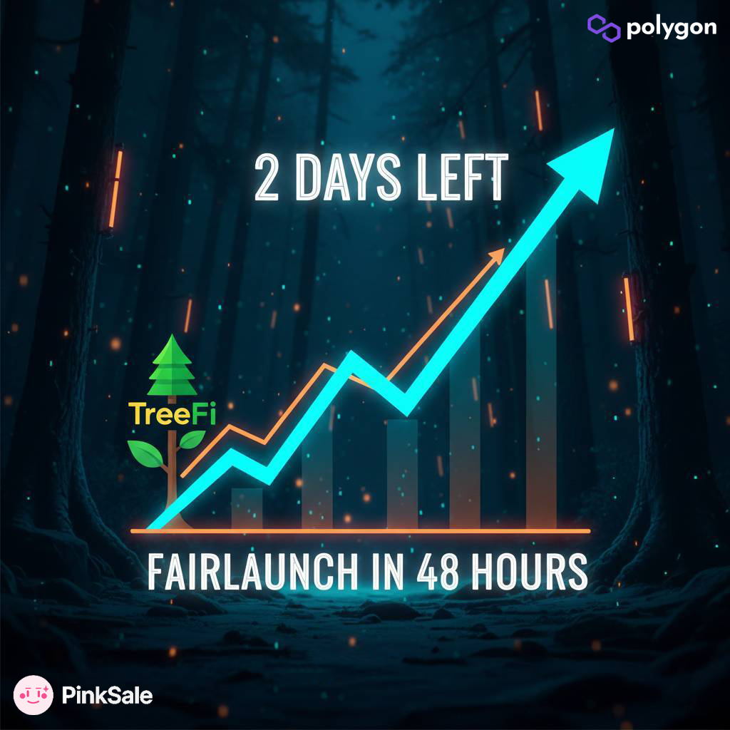 TreeFii's tweet image. The wait is almost over.
Fairlaunch in 2 days and early movers will feel the difference.
Be ready when it opens. 🔥🌲