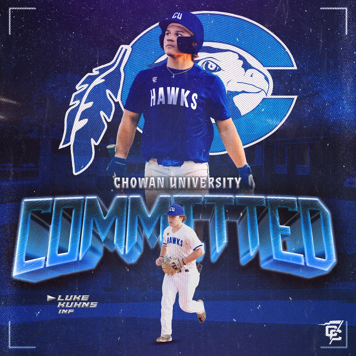 Luke_Kuhns4's tweet image. Thank you to my Lord and Savior for the blessings he has given me, and thank you to my family for their dedication and faith in me. Thank you to Coach Goode and Coach Smith for this opportunity!
#GoHawks
@ChowanBaseball 
@PrepBaseballVA 
@_HHS_Baseball 
@HHS_VA_Sports 
@VACards26