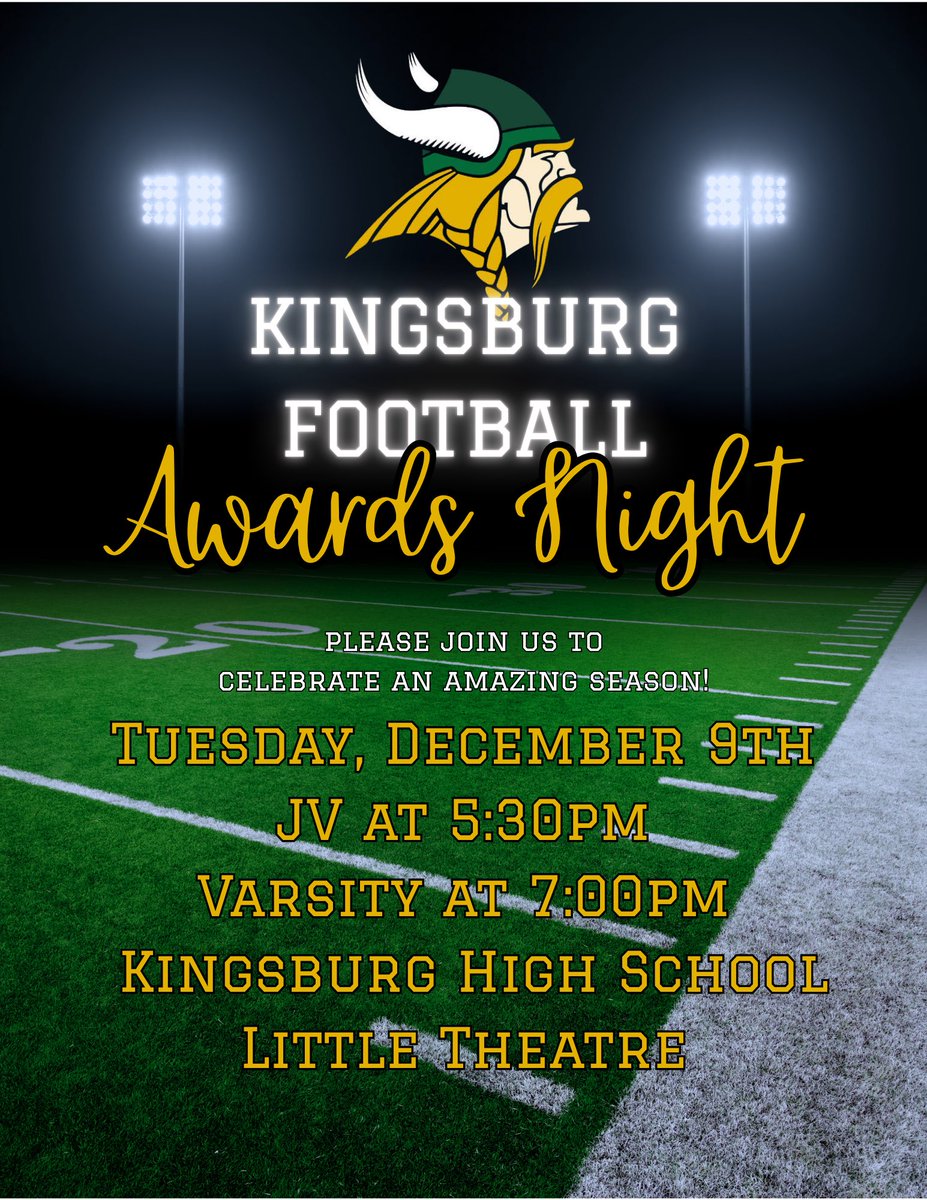 Kingsburg High School Viking Football tweet media