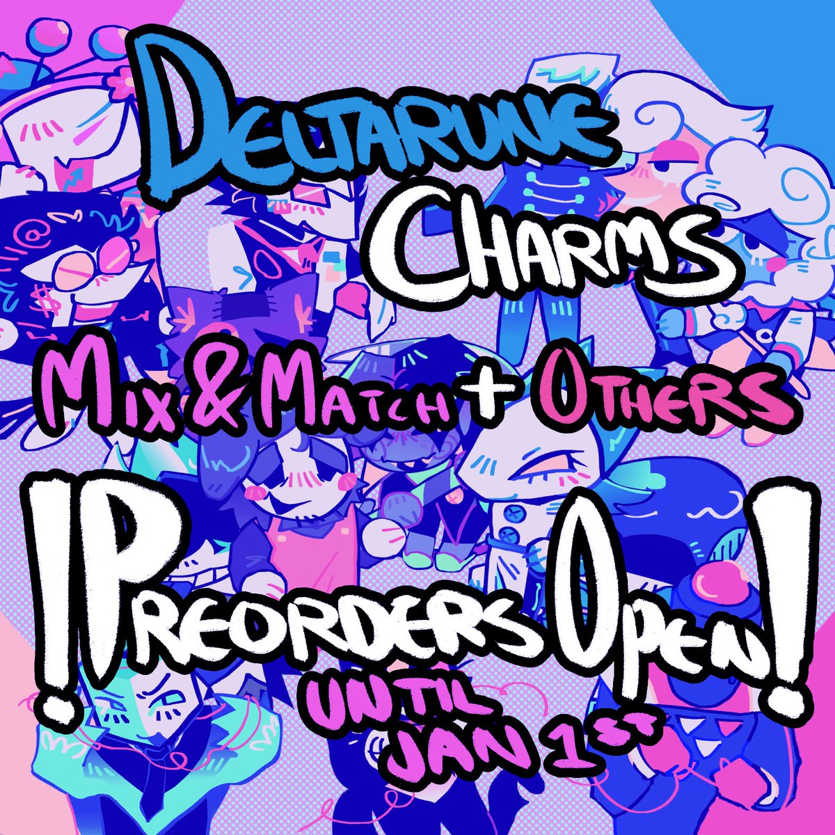 [ #DELTARUNE #DELTARUNEFANART || #polymikes #dessriel #spamtenna ]
💌HELLO HI AGAIN. For a while now I've been wanting to make keychains for more of the deltarune cast because I love them all quite a lot, so here they are ! !!! ! 

more info in comments ; rts appreciated ^_^ !!