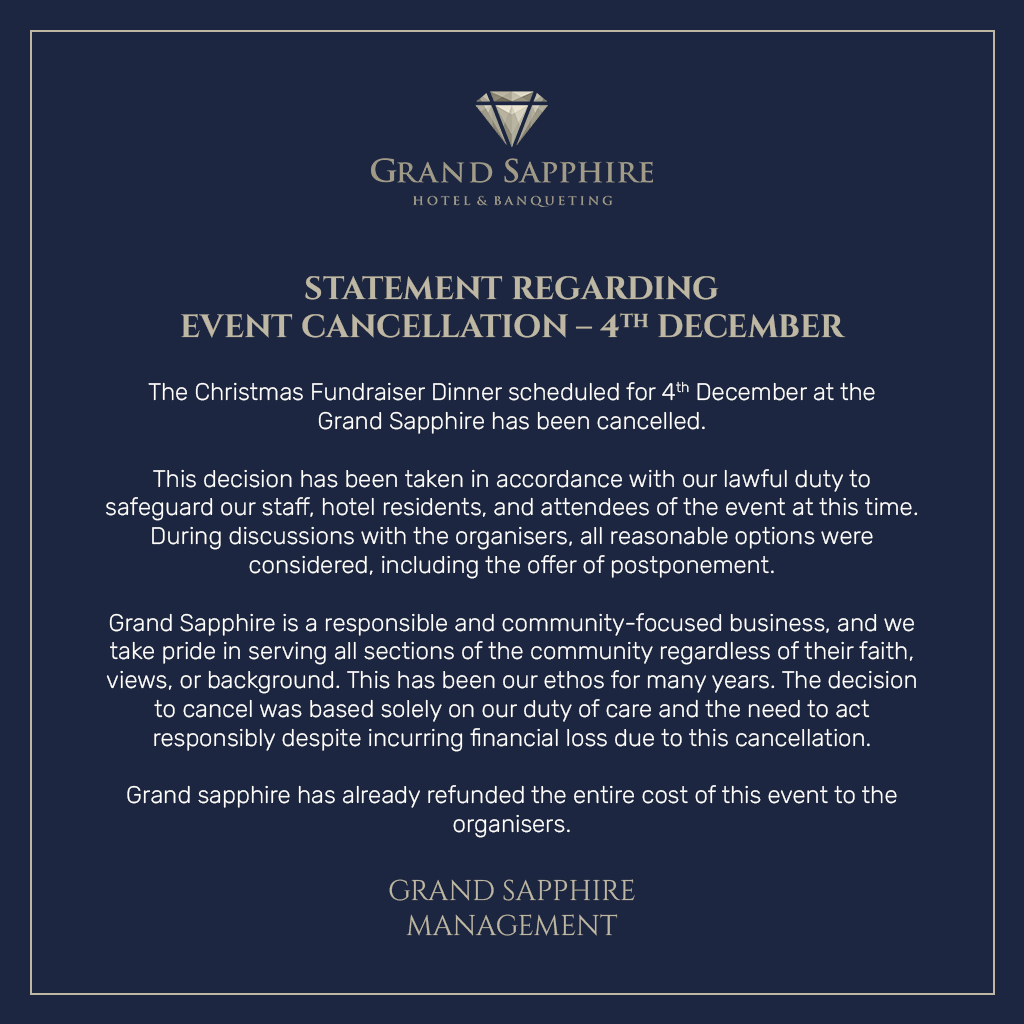 GRAND SAPPHIRE LONDON tweet media