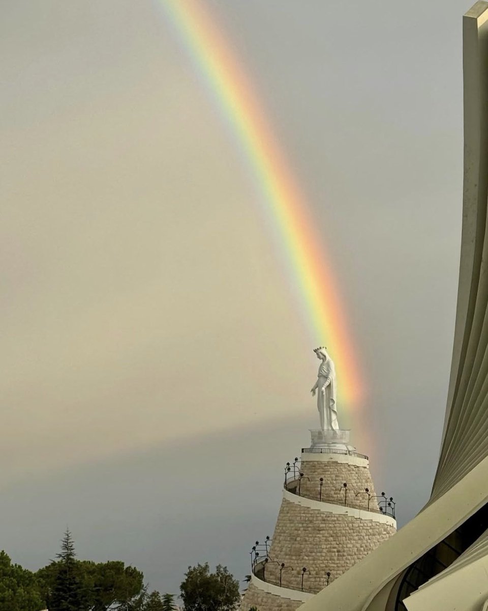 Rainbow over Our Lady of Lebanon