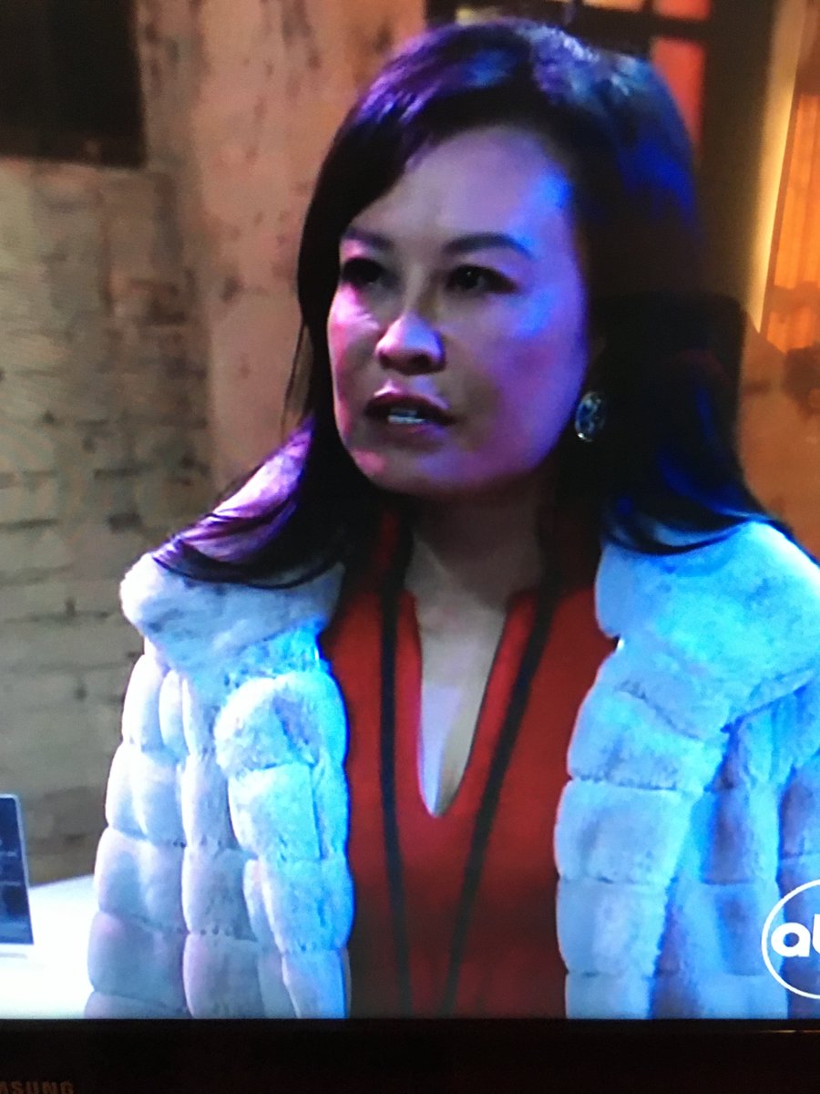 pontiacsue's tweet photo. I loved seeing you on my TV today, @lydia_look❣️ You look great in red as #MsWu❤️.   We want more #AuntSelina and #Brad on #GH.  @parryshen @GeneralHospital @valentinifrank https://t.co/pUFm87uz4h