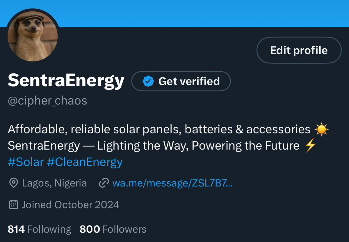 cipher_chaos's tweet image. 800 followers 💯
Thank you so much, amazing mutuals — and special thanks to @harrysone9 for the shout-out.
We keep grinding! 🔥