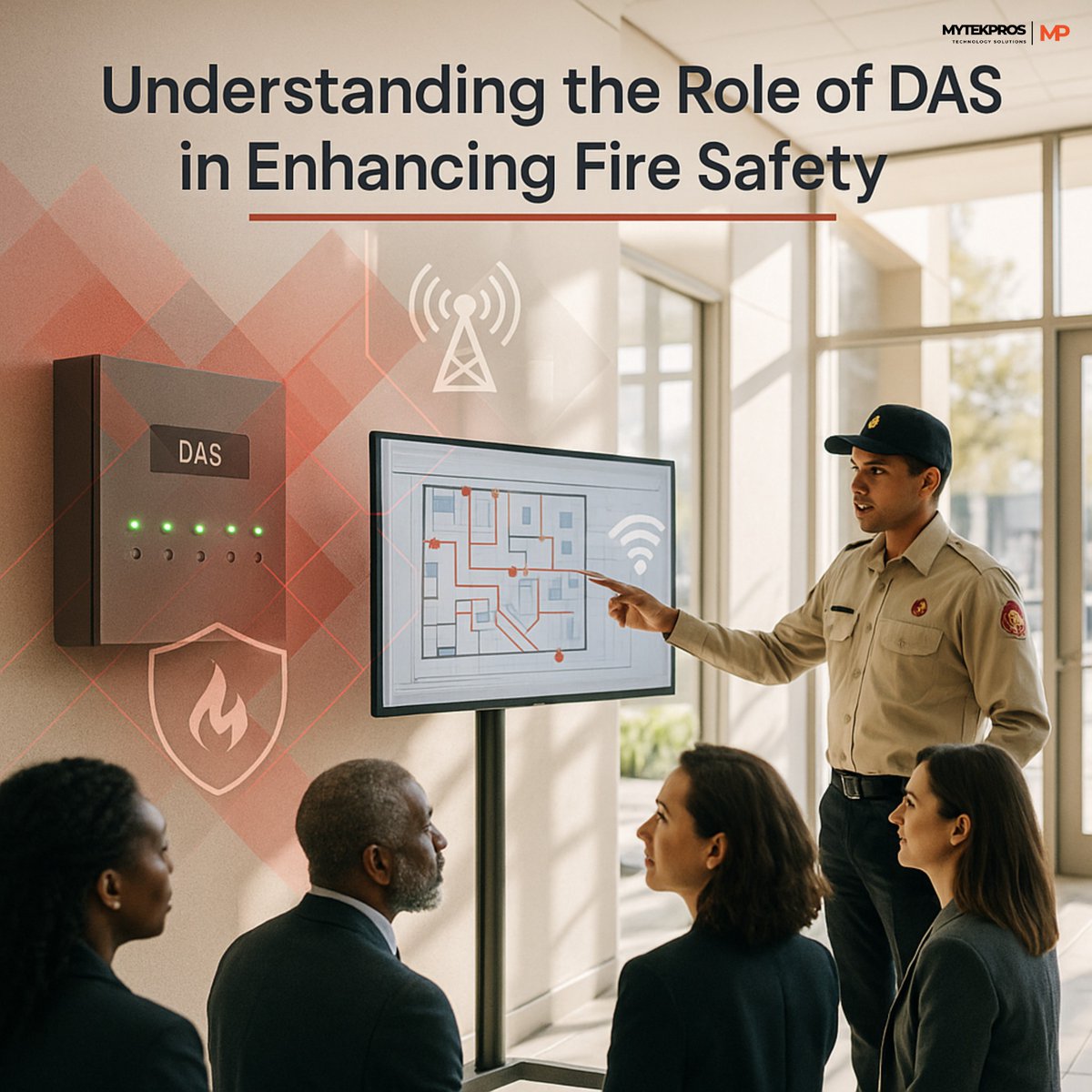 mytekpros's tweet image. DAS improves fire safety by ensuring reliable communication during emergencies. 🚒📡 Enhanced alert systems can save lives!

#mytekpros #Surveillancesystem #computernetworks #ITservices #lowvoltage #securitysystems #technologyaudits #structurecabling #managedit