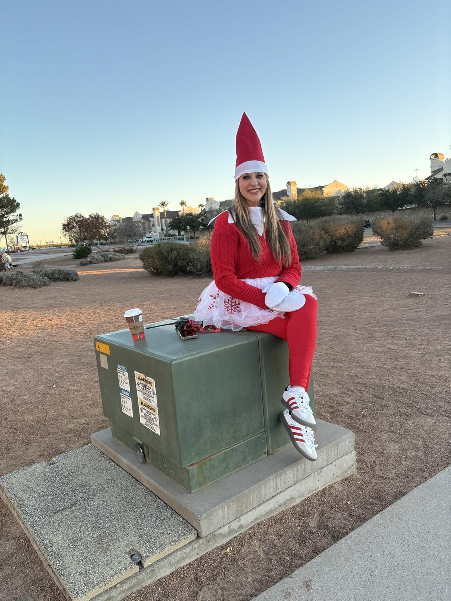 Real life elf on the shelf!! 
I love her Christmas spirit ❤️<a href="/SierraVista_SA/">Ashley Adcox</a>