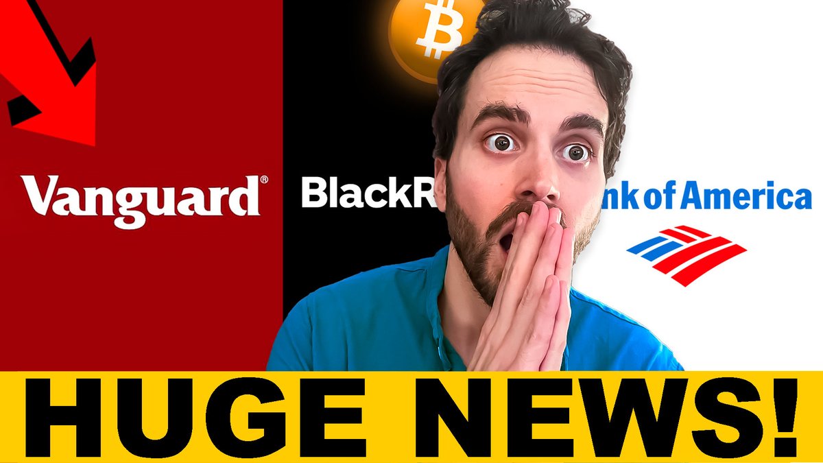 Bank of America, Vanguard, & BlackRock - Huge #Crypto News! 👉 WATCH:  https://t.co/U06uQrtiY7