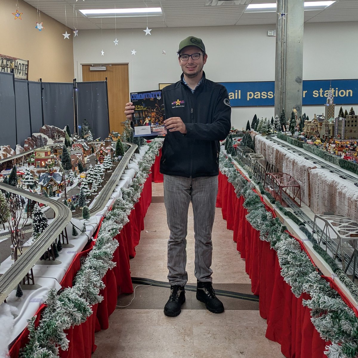 Congrats to the Cleburne Railroad Museum! The incredible Christmas Village made the cover of Community Life magazine! 🚂 Staff poured their hearts into this growing holiday tradition. Stop by during regular hours to experience it. The exhibit runs through Jan. 10 &amp; is FREE! ✨