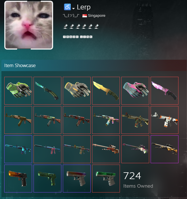 steffen_3's tweet photo. @CSGORoll most of it was funded by my gambling addiction, generously supported by Roll :) https://t.co/HmrR6xn5nb