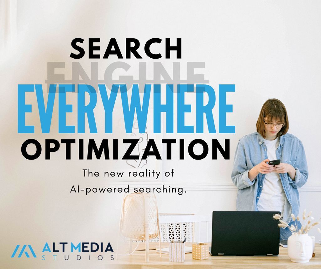 altmediastudios's tweet image. AI-powered search has changed everything. Search engines now pull from everywhere—social, video, voice, and AI assistants.
Alt Media Studios can help your business show up where customers look.
Ready to be found everywhere? 
#AISearch #AIMarketing #DigitalMarketing #SearchTrends