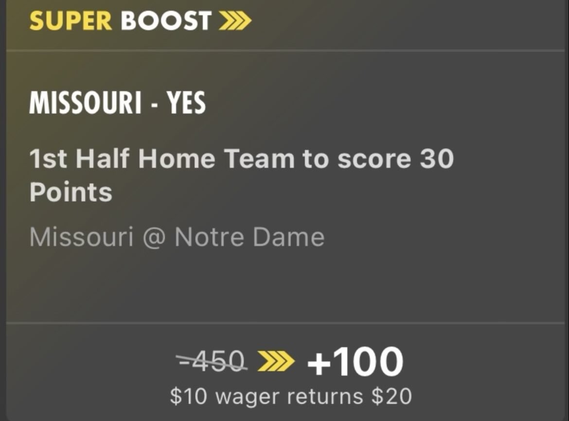TheEVCollective's tweet photo. B365 super boost for Missouri folks! This boost is very good! 

Welcome those in Missouri to the sports betting world! https://t.co/yVeZHhfORv