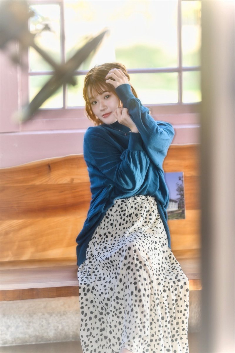 光にほどける微笑み」 モデル:カナさん location:高松市水道資料館