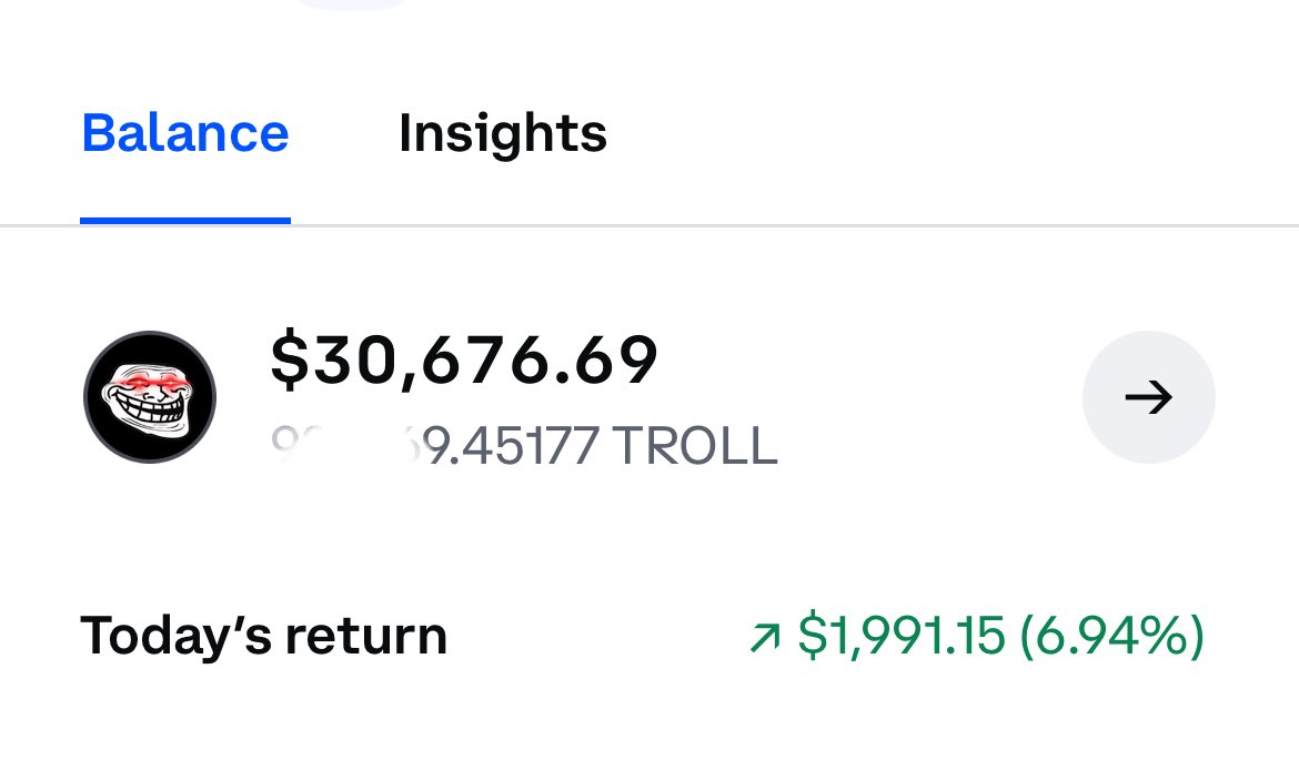 DAY 27 OF POSTING MY $TROLL POSITION T’ILL IT HITS 250,000$!