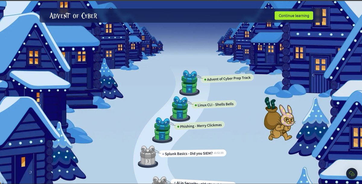 micky_thegeek's tweet image. Day 2 - #adventofcyber2025  Pwned the Merry Clickmas room on TryHackMe learning how to use the Social-Engineer Toolkit.  via  @tryhackme