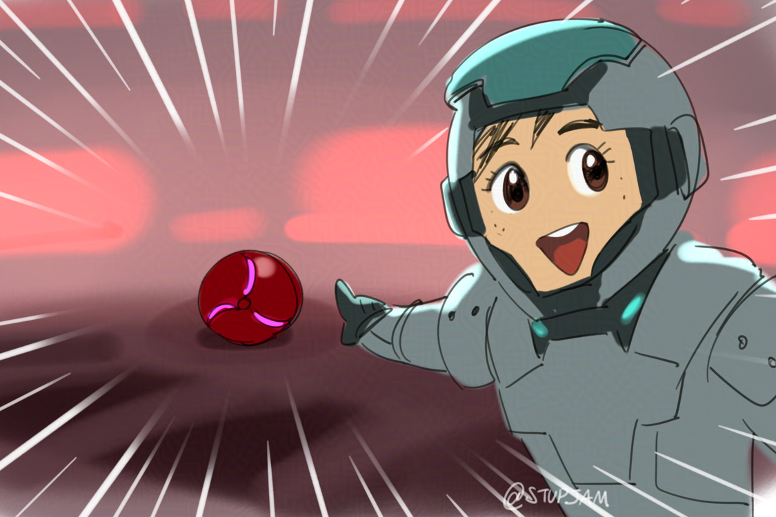 she's doing morph ball