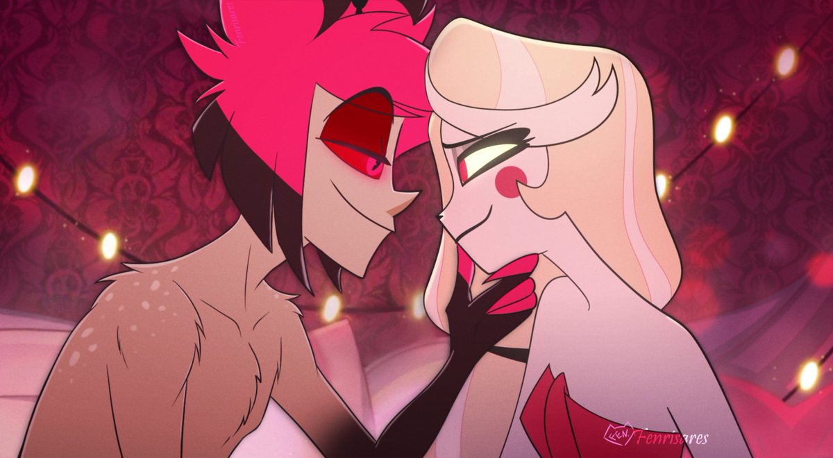 It's so 𝓮𝓪𝓼𝔂 with you by my side ₊˚⊹♡ 🦌🌈
#charlastor #radiobelle #アラチャ