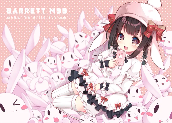M99いちばんすき ドルフロ2に実装されたら盛られるのかな…(7年前の絵だけど気に入ってる)