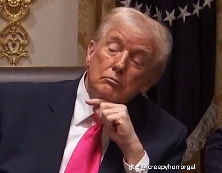 📣 Sleepy Joe my ASS‼️
Trump's just a grown man with diapers taking a nap in the middle of playtime.

🎪🍫🤬 #MAGA #Trump2024 #DonaldTrump #TrumpTrain #KAG 🤬🍫🎪