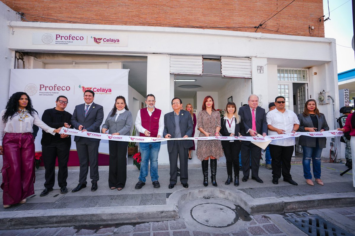 #Celaya | Inauguran módulo de Profeco 👇🏼

facebook.com/share/p/19qN4t…

#Decálogo