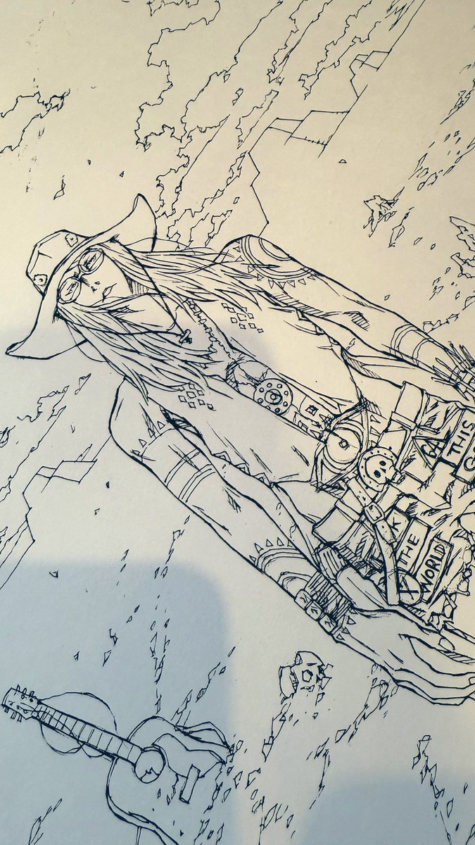 オハヨ。

冬コミ新刊、ポカニキ夏霊衣設定本の表紙アップ！
これはペン入れ後の線画で完成画はカラー。
めっちゃ綺麗！絵が上手い！！！！
これからボチボチラフとかもアップしてくよ。

#ポカニキ本クアトロ