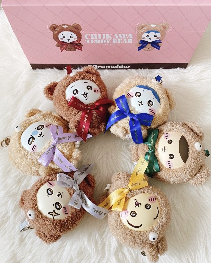 きらめっこのちいかわコラボのやつコンプboxのようやく開封した♡可愛すぎでは⋆˚𝜗𝜚˚⋆