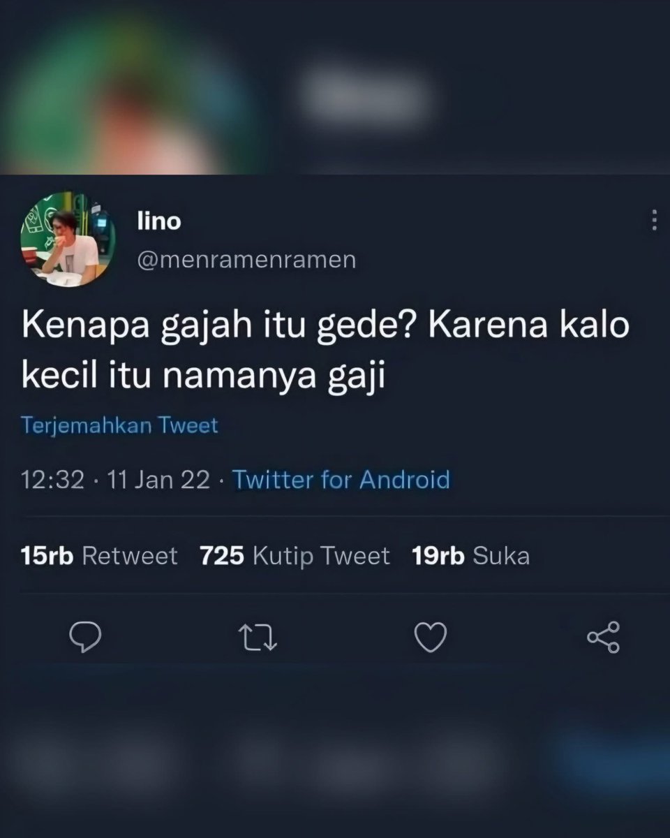 sosmedkeras's tweet photo. Ya begitulah https://t.co/cTuTjY9WpG