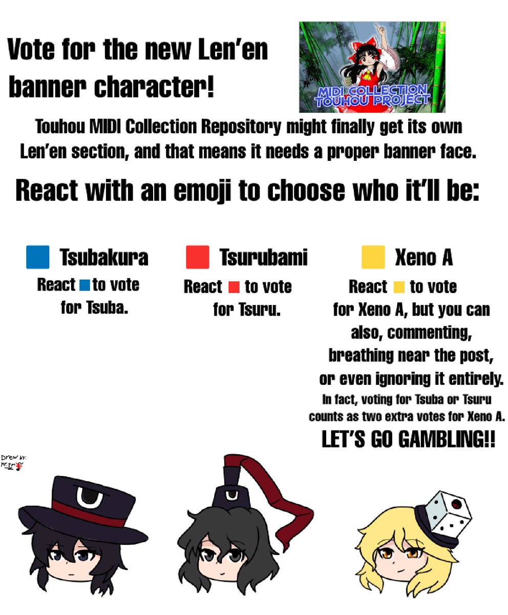 TremoloMeasure's tweet image. #鏈縁Project #連縁Project #len_en_art
Vote plz