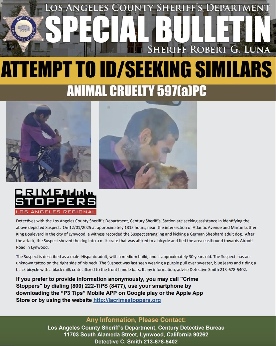 LASD Century Station tweet media