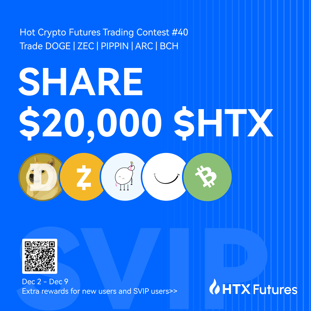 🔥Hot Crypto Futures Contest goes live!

Trade DOGE, ZEC, PIPPIN, ARC, &amp; BCH!
Prize Pool: $20,000 HTX!
New users + SVIPs get a little extra juice.

Which one will you trade?

Start: htx.com.de/en-us/mars/web…