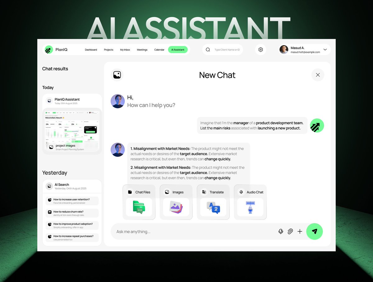KitifyS40408's tweet image. New: PlanIQ – AI SaaS PM Dashboard UI Kit
60+ screens • AI-powered tasks • Clean analytics • Figma components
Perfect for SaaS &amp;amp; PM platforms.
🔗 ui8.net/kitify-studio/…
#UIDesign #DashboardDesign #SaaSDesign #Figma