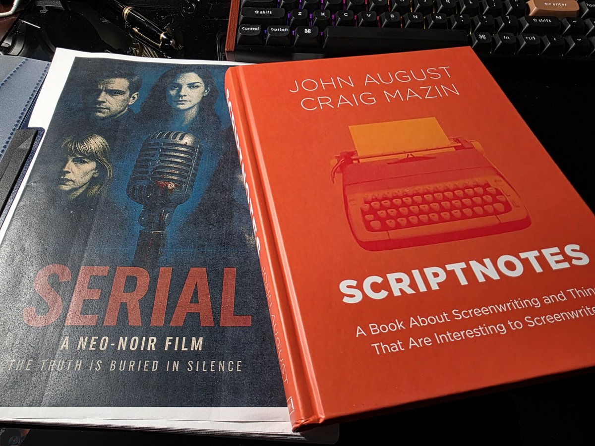 pierrefbrown's tweet image. Just received my copy of #Scriptnotes by #JohnAugust and #CraigMazin. Looking forward to reading it and implementing where I can to elevate my writing. @CrownPublishing #screenwriting.