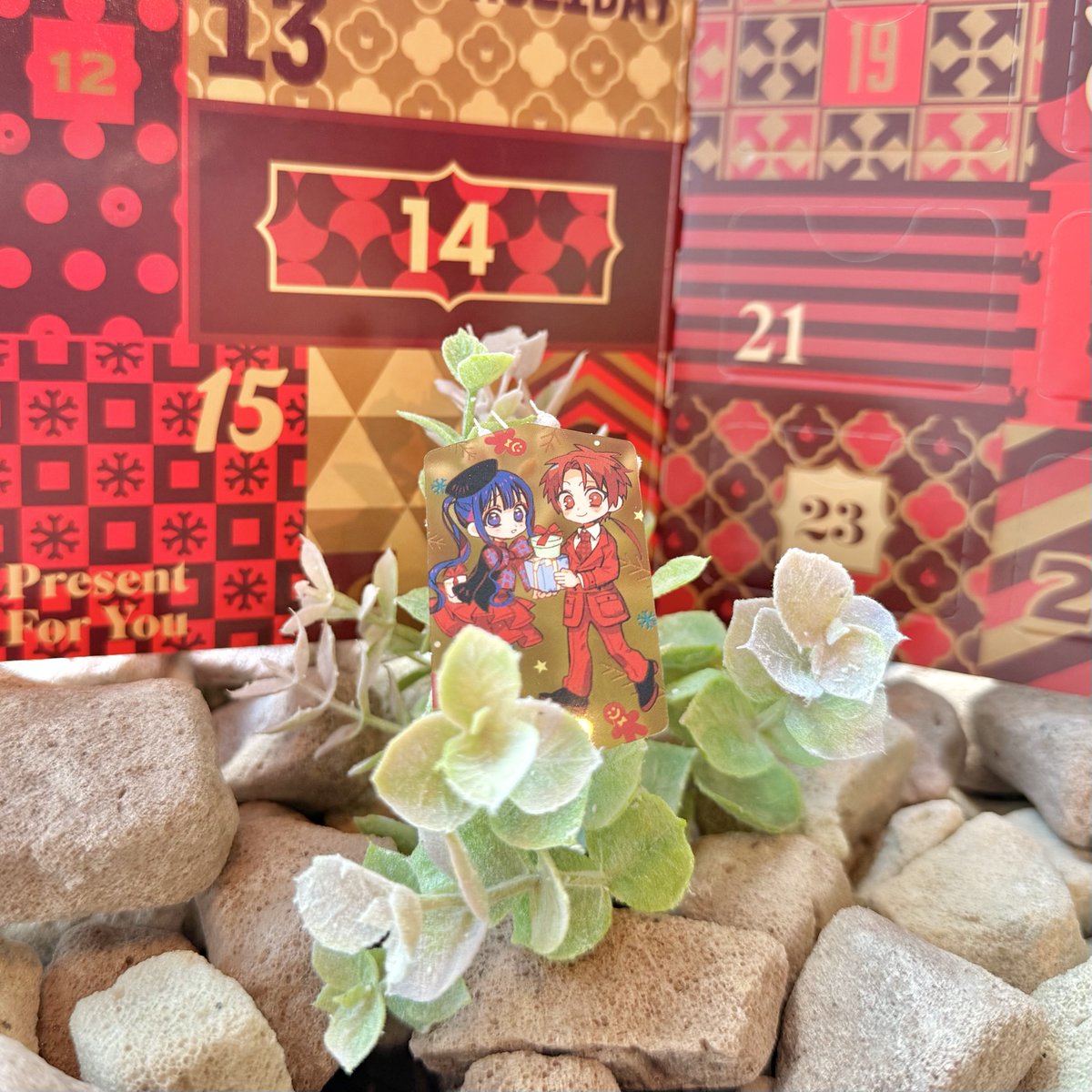 地縛少年花子くん 赤根葵 蒼井茜 25巻 特装版 アクリルチャーム アクキー クリスマスまであと16日🎄 ミニクリアカード 本日は、茜＆葵🏡🏡 #花子