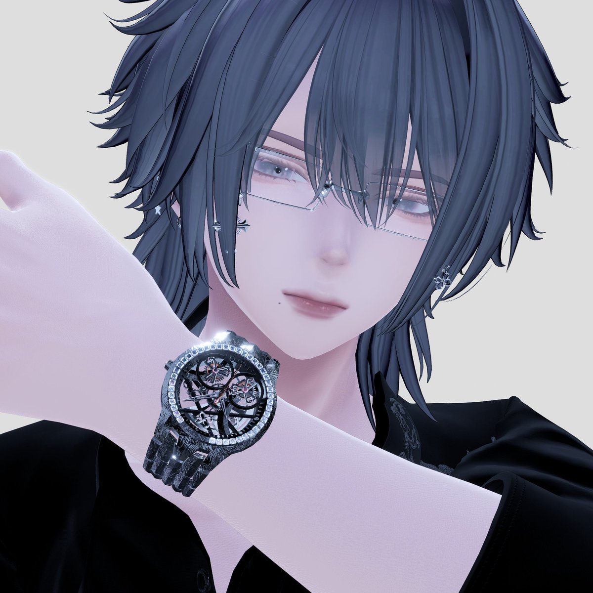 ＃WBETA
【VRC向けアクセサリー】
彫金＋スケルトン自動巻き腕時計
秒針とダブルトゥールビヨンはアニメーションで動くようになっております。
特別なシーンにいかがでしょうか？

近日発売予定です。

こちらのショップをフォローよろしくお願いします🙇‍♂️
　↓↓↓
double-beta.booth.pm